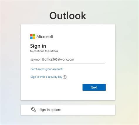 microsoft outlook login